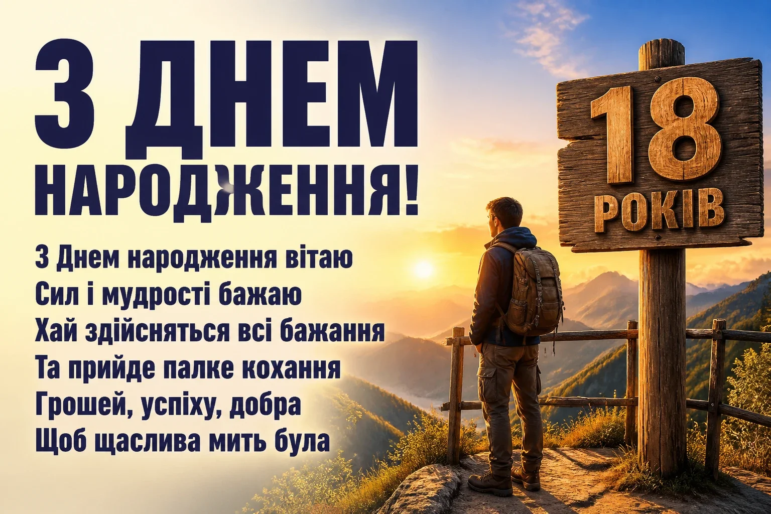 привітання з днем народження 18 років хлопцю привітання з днем народження 18 років хлопцю