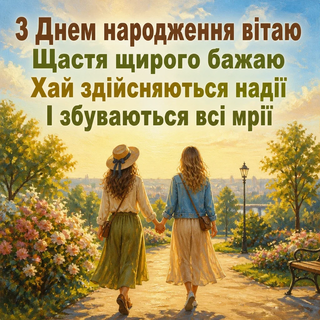 привітання для подруги своїми словами