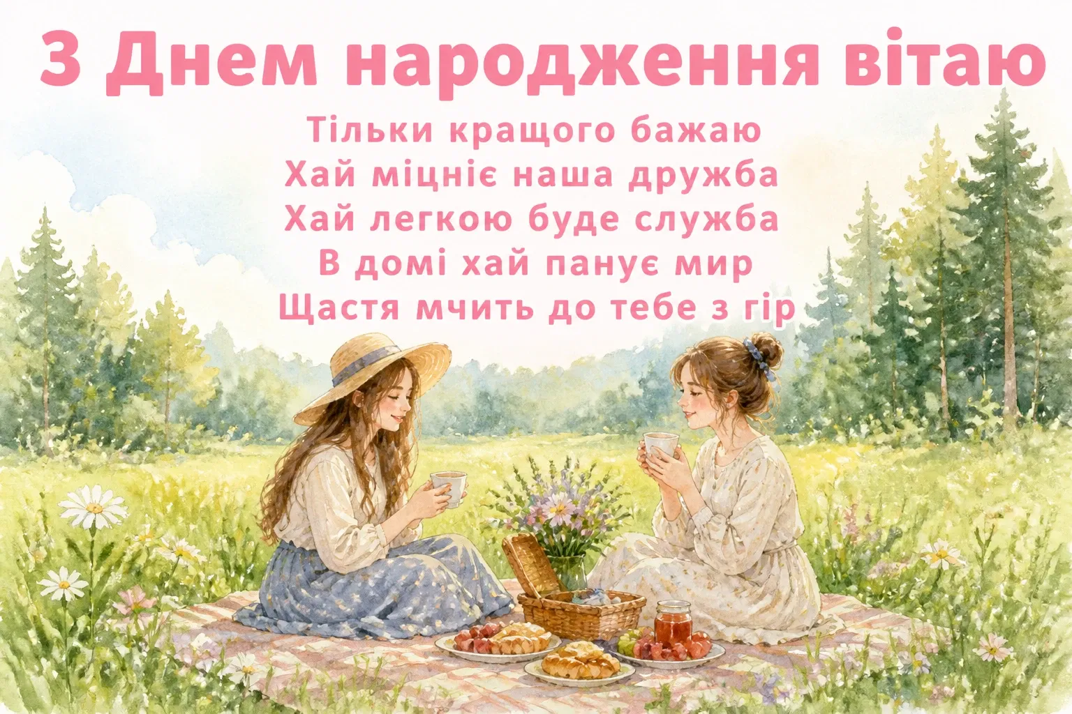 привітання для подруги своїми словами