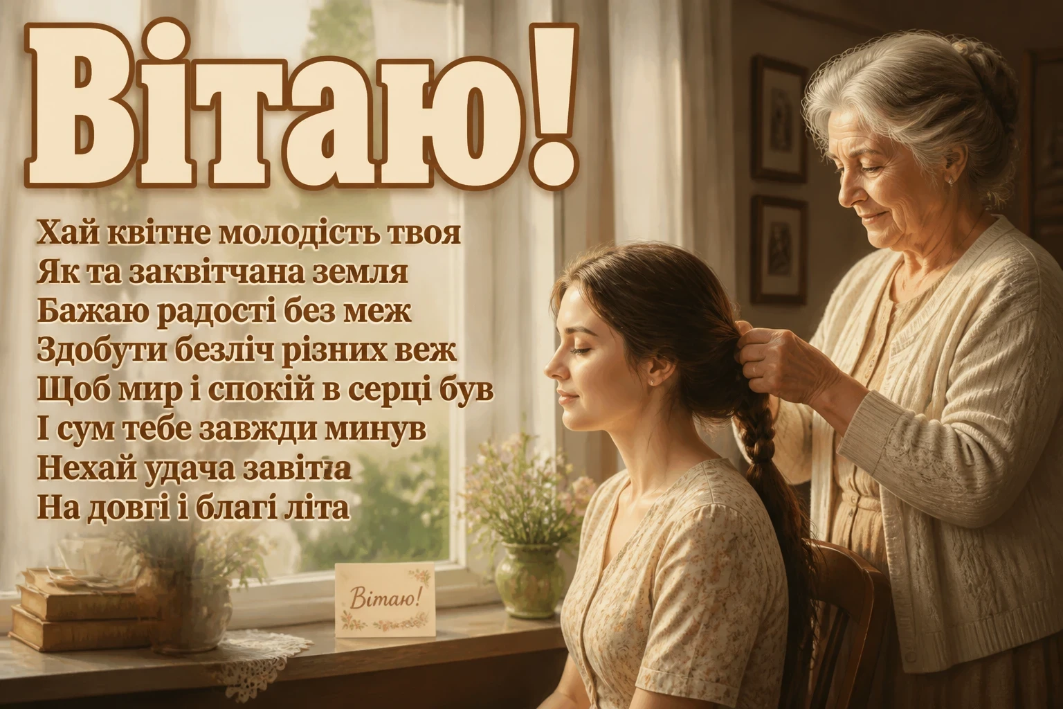 привітання внучці з днем народження