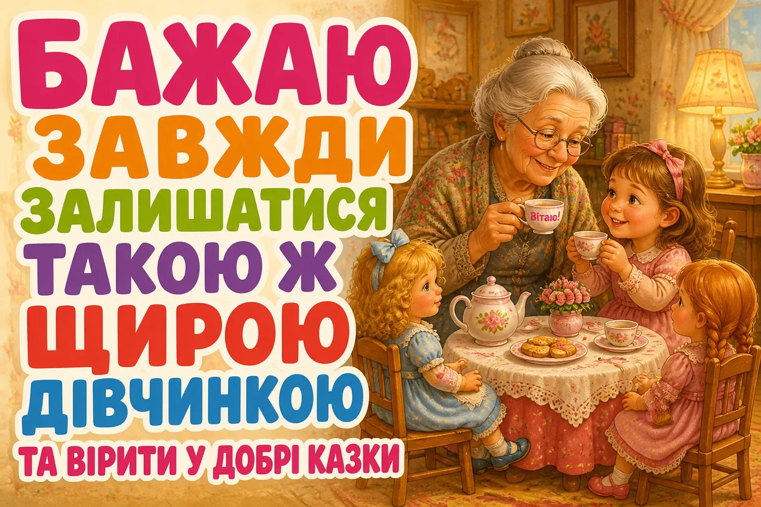 привітання внучці з днем народження