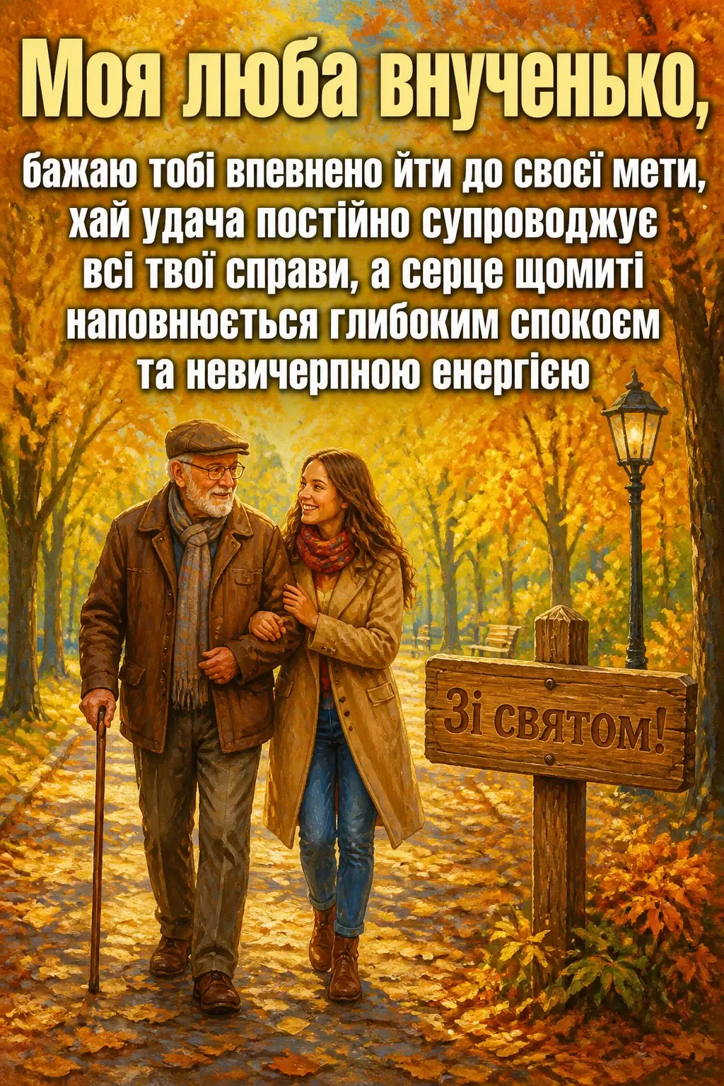 привітання внучці з днем народження