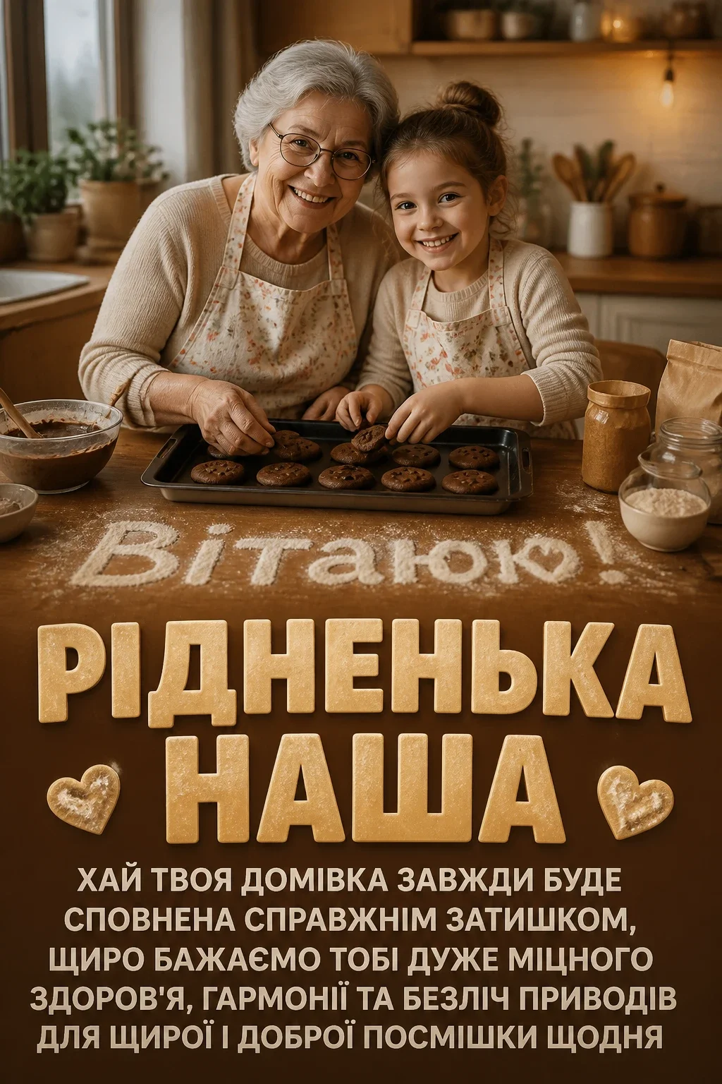 привітання внучці з днем народження