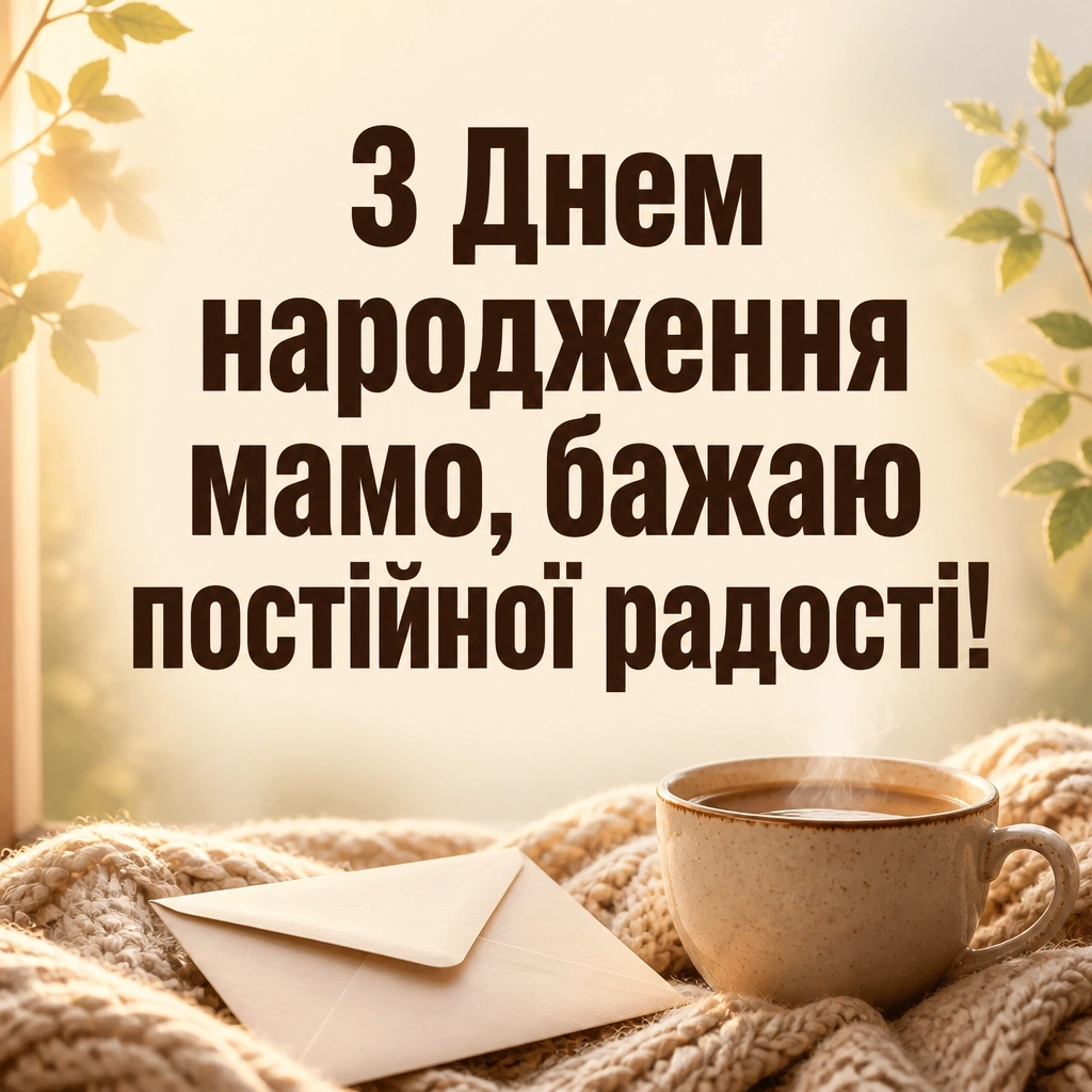 привітання для мами своїми словами