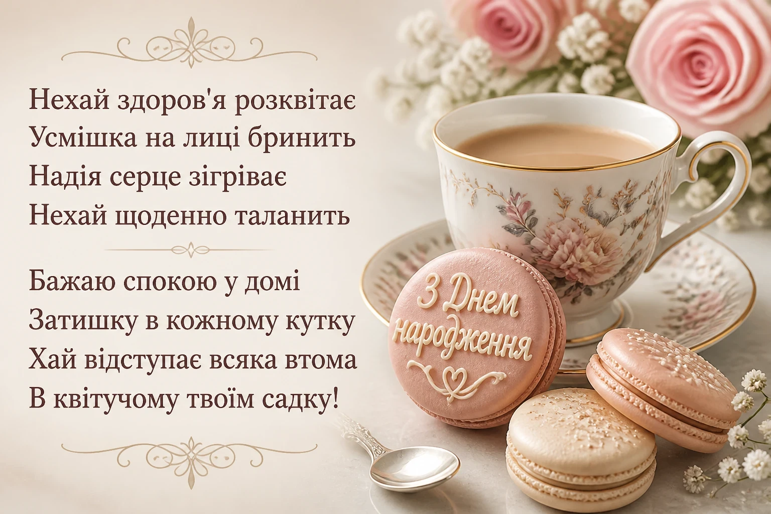 привітання для мами своїми словами