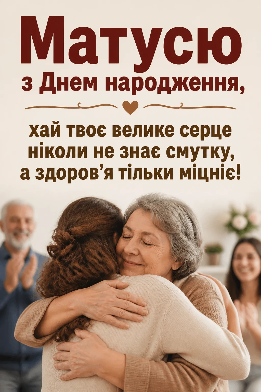 привітання для мами своїми словами