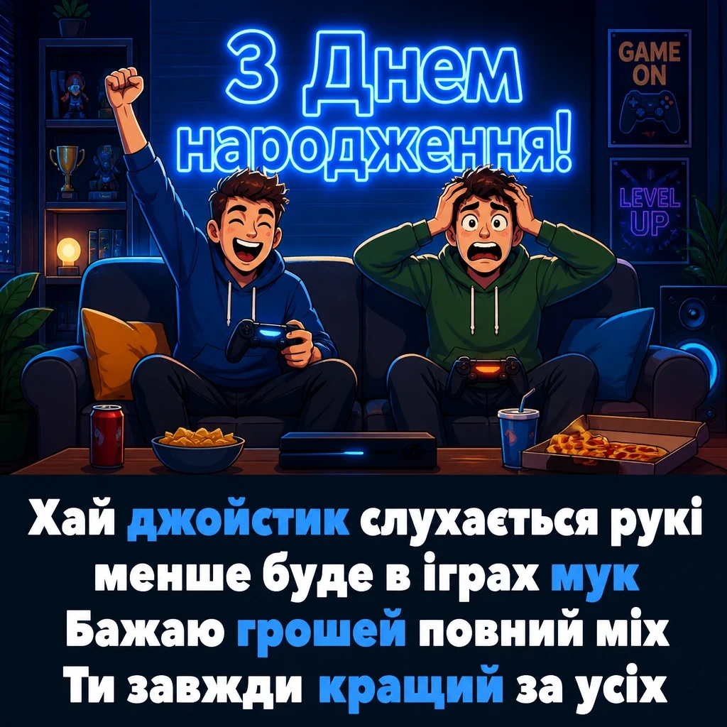 привітання з днем народження двоюрідного брата