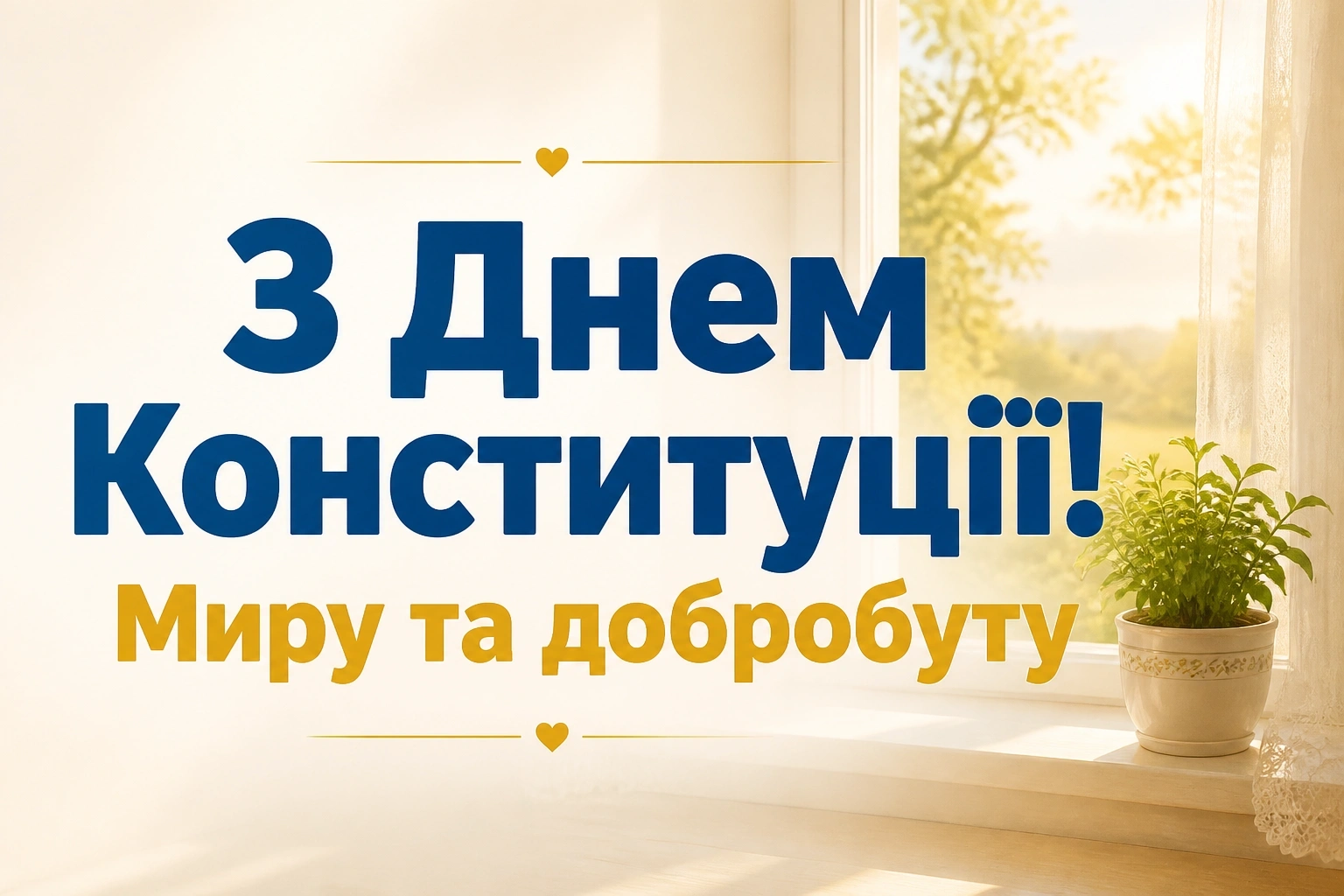 привітання з днем конституції 2025 привітання з днем конституції 2025