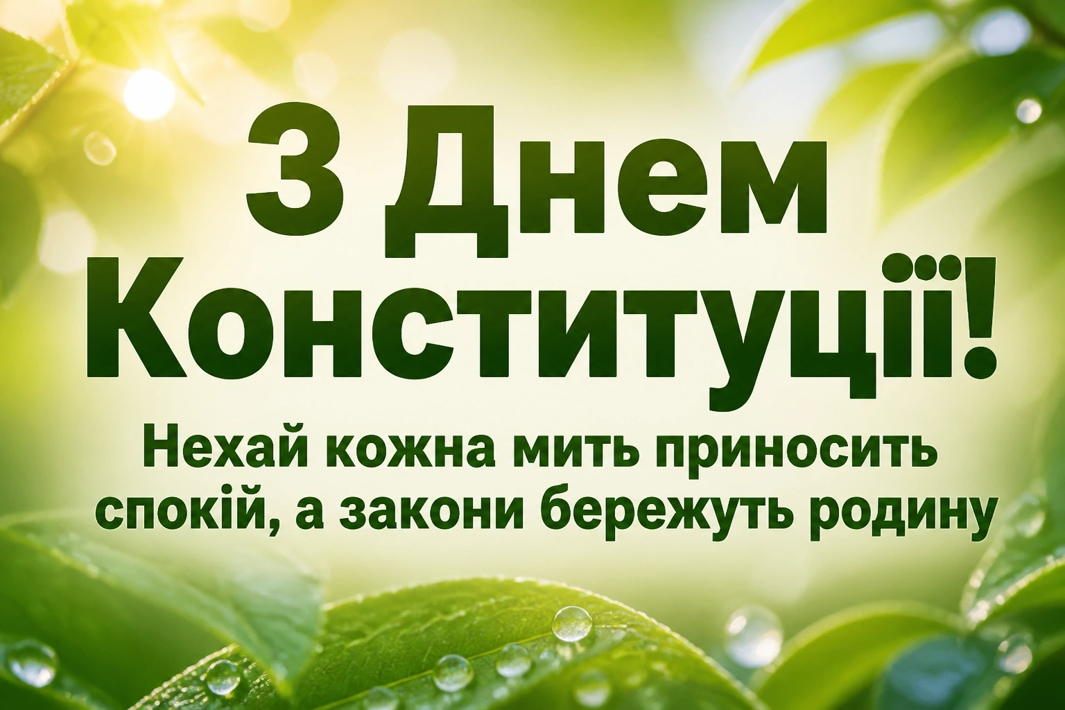 привітання з днем конституції 2025 привітання з днем конституції 2025