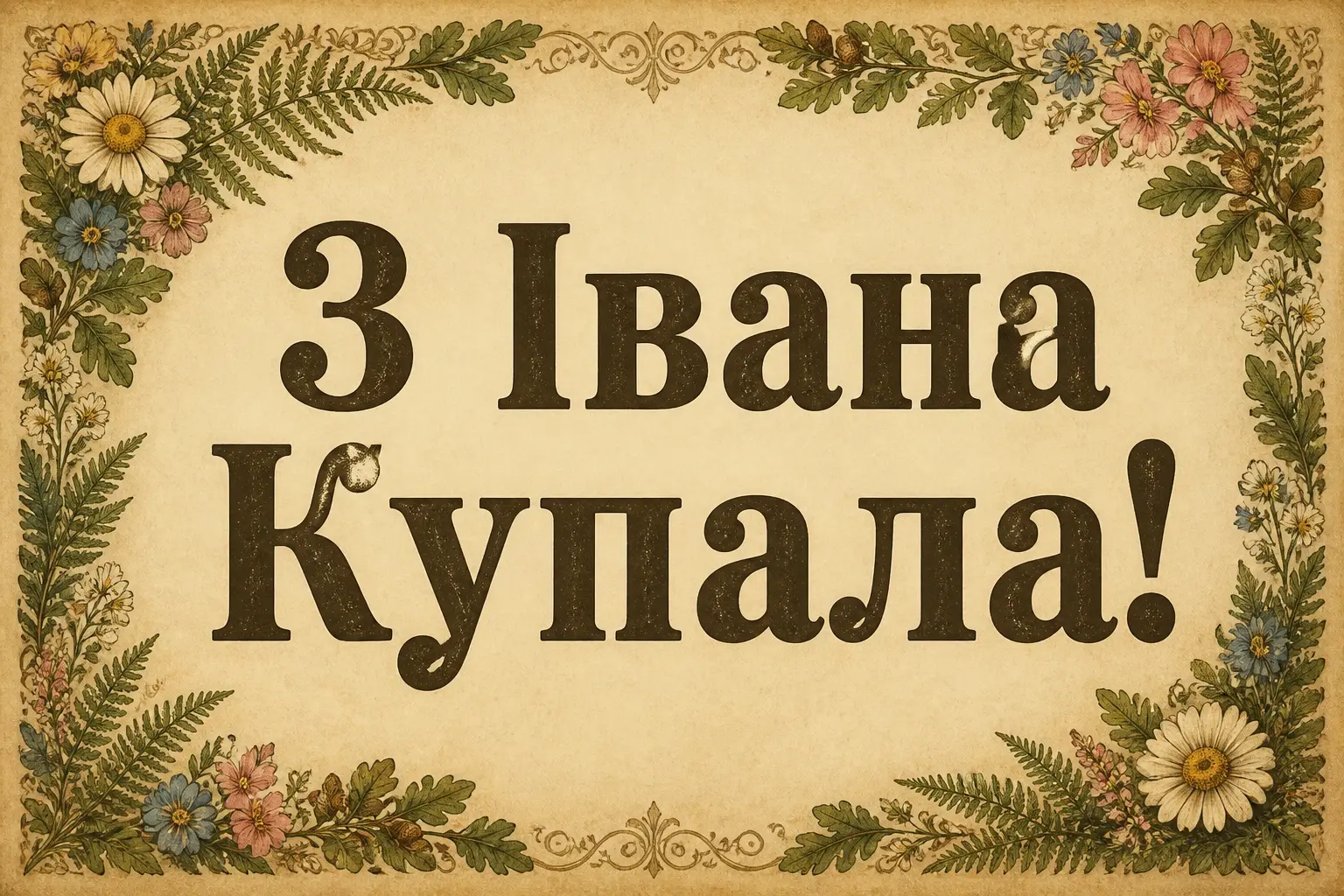 привітання з іваном купала привітання з іваном купала