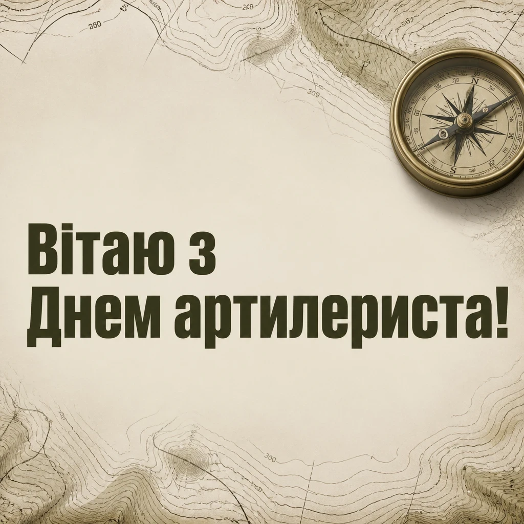 привітання з днем артилерії