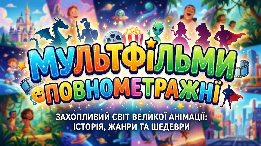 Добірка повнометражних мультфільмів для сімейного вечора