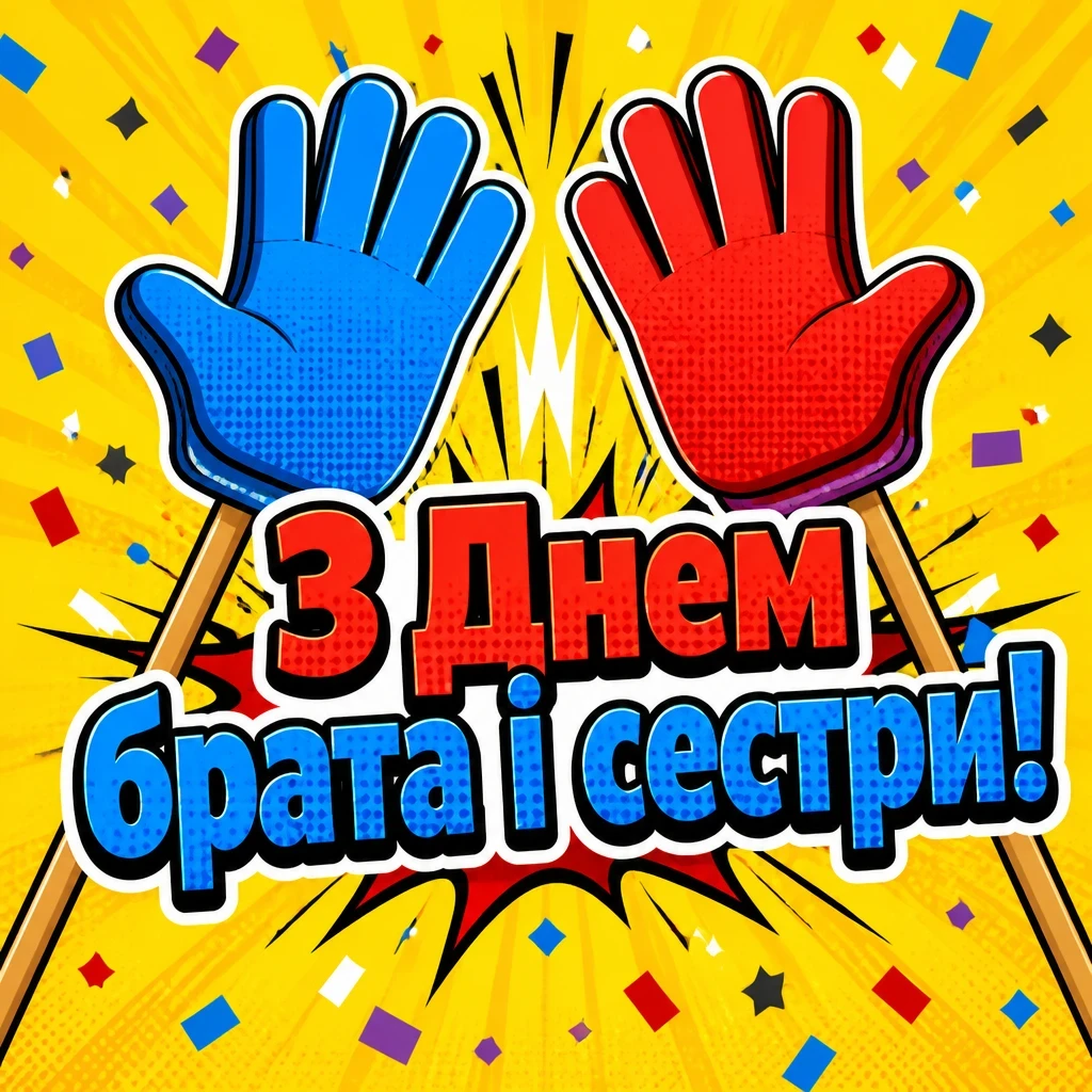 привітання з днем брата і сестри