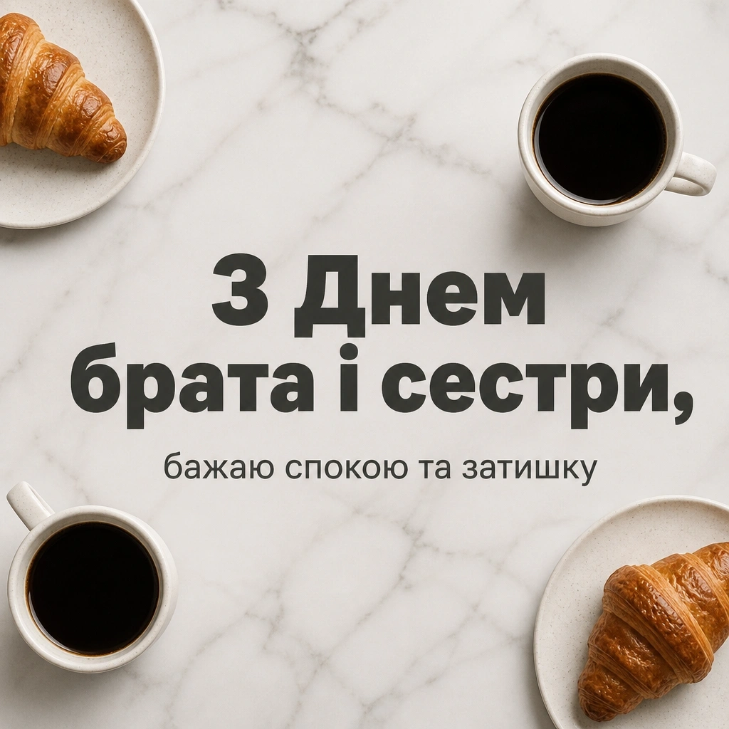 привітання з днем брата і сестри