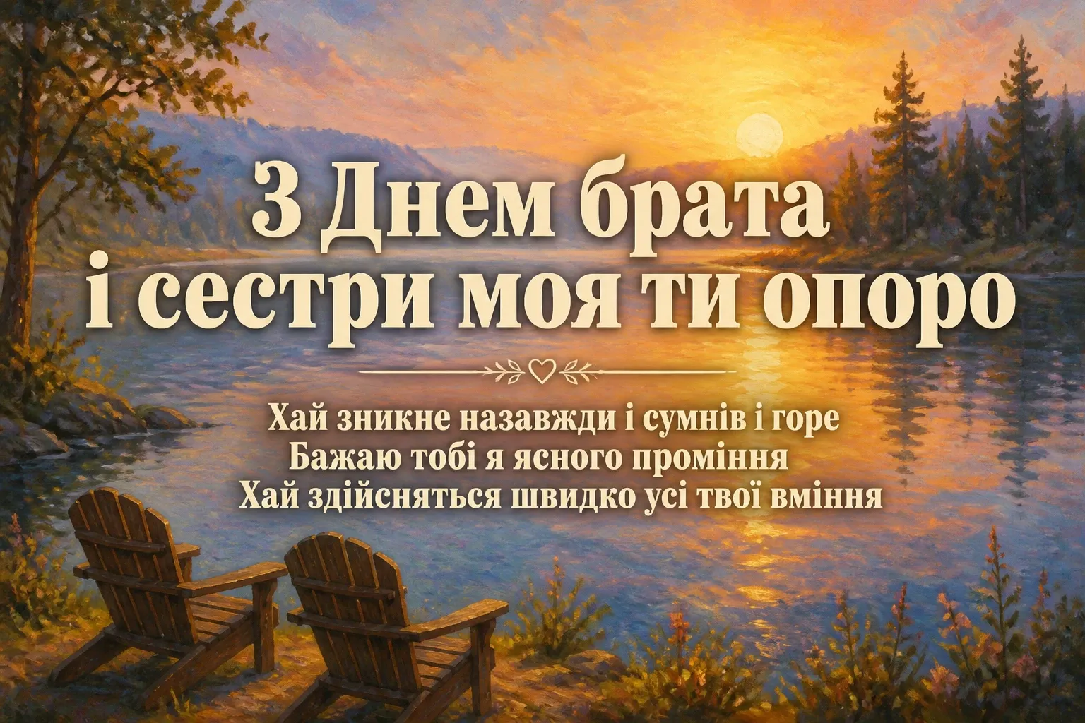 привітання з днем брата і сестри