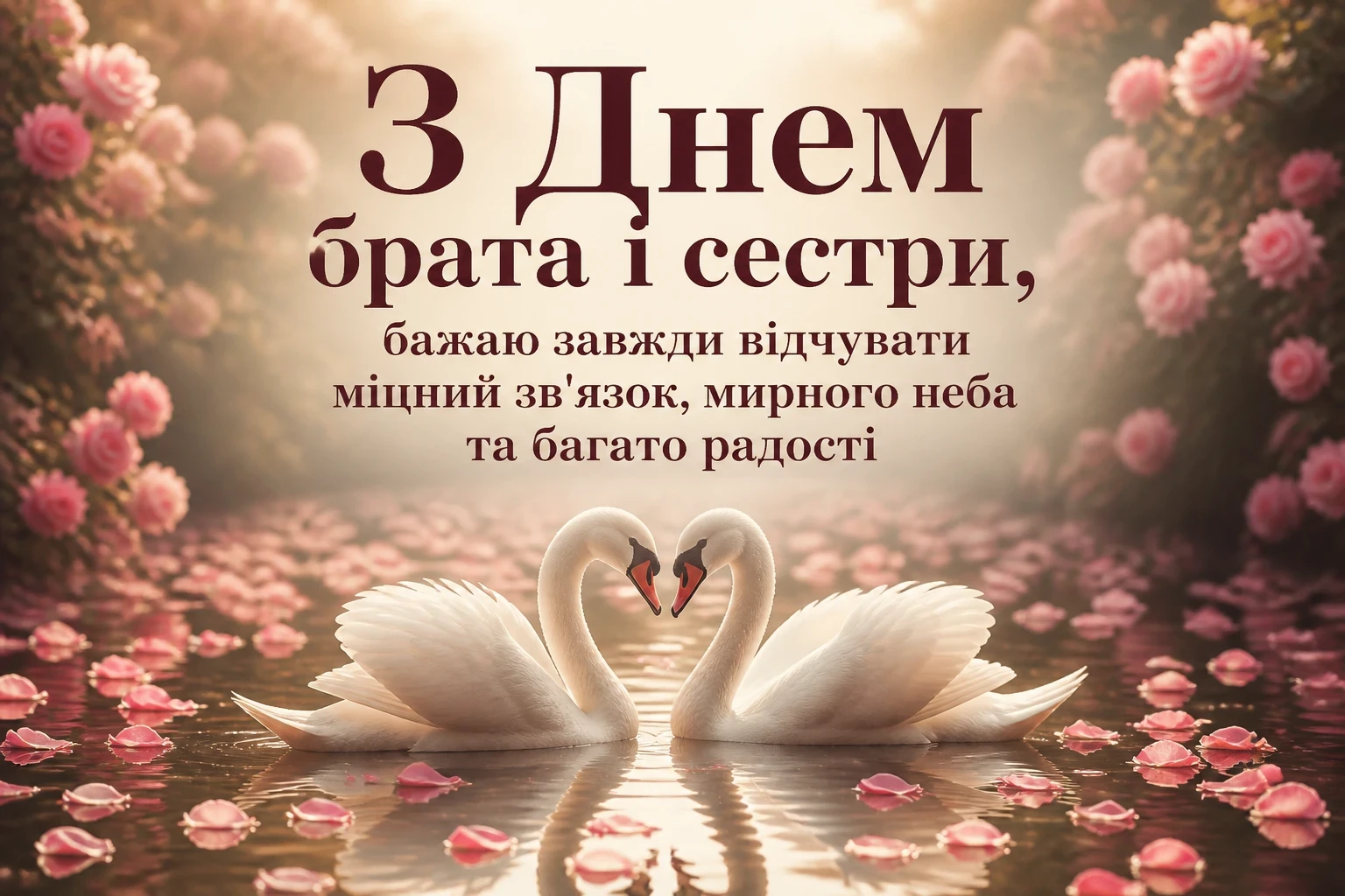 привітання з днем брата і сестри