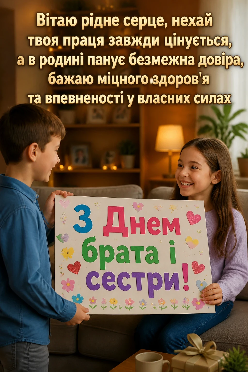 привітання з днем брата і сестри