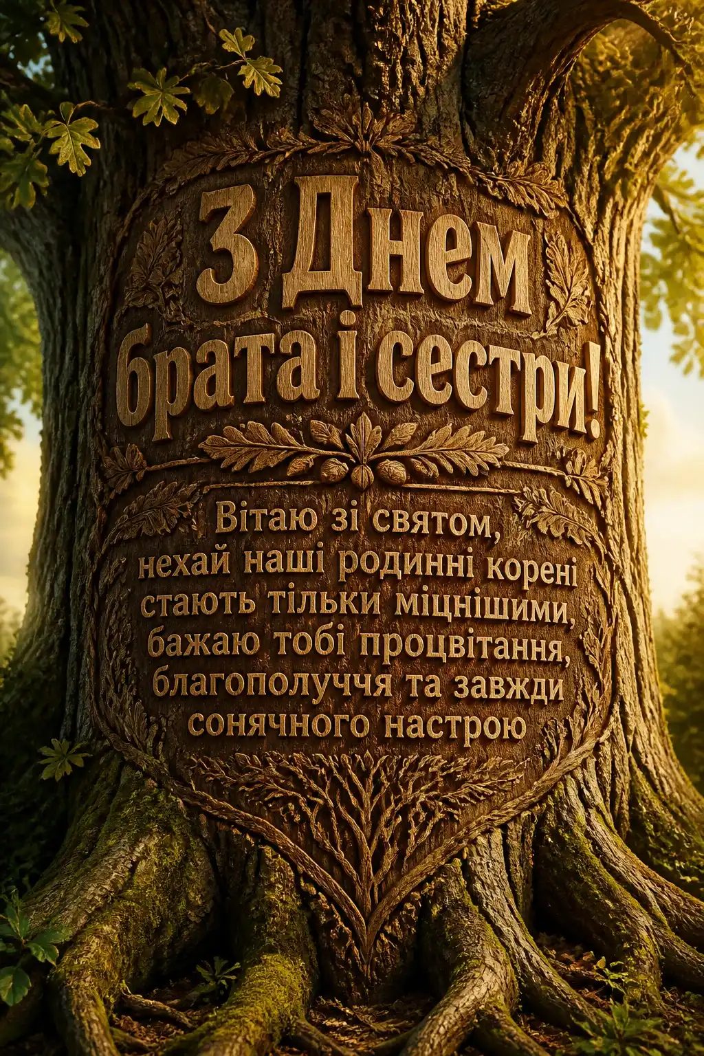 привітання з днем брата і сестри