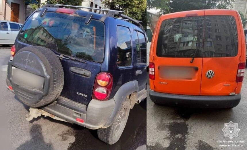 Рівненський водій Jeep намагався втекти після ДТП у нетверезому стані
